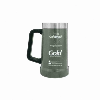CANECA TERMICO VERDE 710ML GOLD