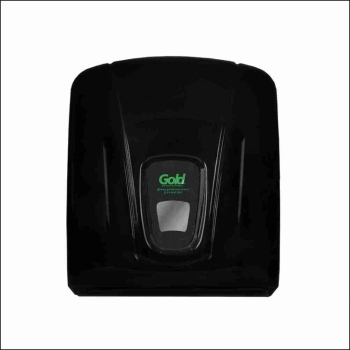 DISPENSER PAPEL TOALHA FOLHA PRETO 1/3D GOLD