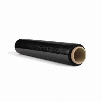 FILME STRETCH 50CM 25 MICRAS APROX. 3,5 KG PRETO