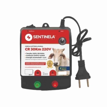 ELETRIFICADOR DE CERCAS LUZ COM REGULAGEM CR 30.000 BIVOLT