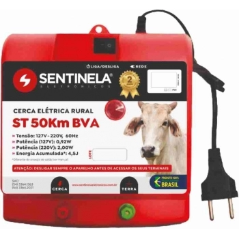 ELETRIFICADOR DE CERCAS LUZ SUPER TURBO ST 50.000 BIVOLT