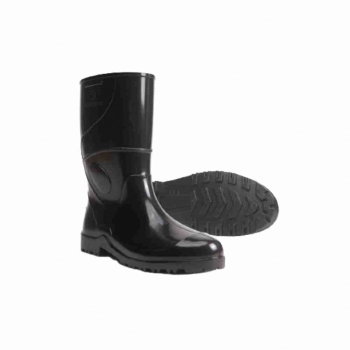 BOTA PVC PRETA CANO CURTO N 45