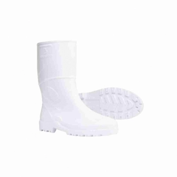 BOTA PVC BRANCA CANO CURTO N 45