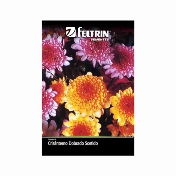 SEMENTE LINHA ECONOMICA FLOR CRISANTEMO DOBRADO SORTIDO 320MG