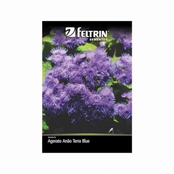 SEMENTE LINHA ECONOMICA AGERATO ANAO TERRA BLUE MINK-AZUL 120MG
