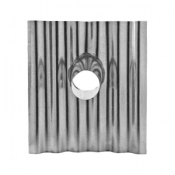 TELHA PARA FOGAO ONDULADO GALVANIZADA 04MM 50CM