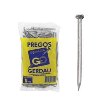 PREGO COM CABECA POLIDO 16X24 1,0KG