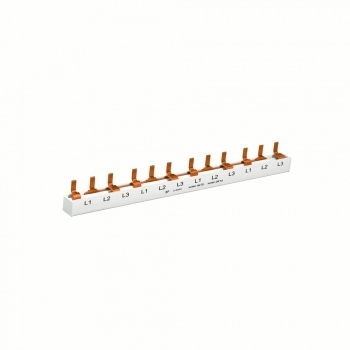 BARRAMENTO TIPO PENTE FASE 12 PINOS 22,5CM TRIFASICO