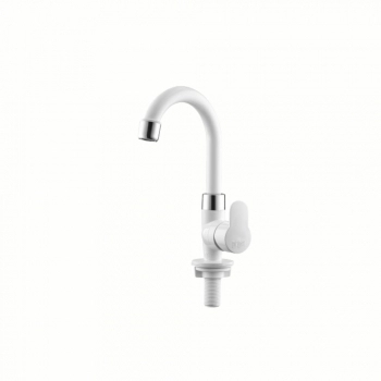 TORNEIRA PLASTICA LAVATORIO GIRATORIA ALTA SEMI CROMADA C50 47084
