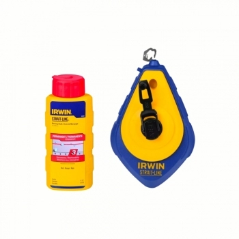 GIZ DE LINHA VERMELHO 30M COMBO CARRETEL + REFIL IRWIN