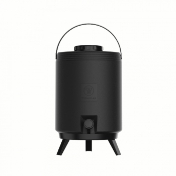 BOTIJAO TERMICO 12L PRETO PREMIUM