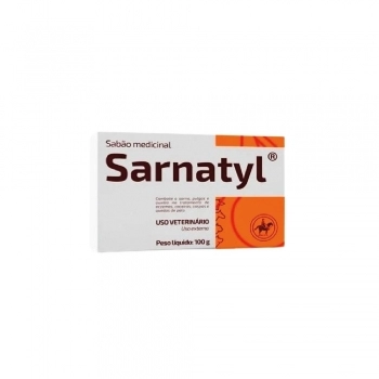 SABAO SARNATYL 100G PARA CAES, GATOS, EQUINOS E BOVINOS