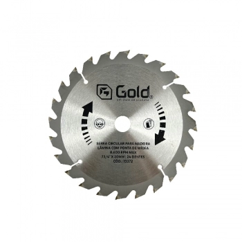 DISCO SERRA CIRCULAR WIDEA 7.1/4X20MM 24 DENTES GOLD