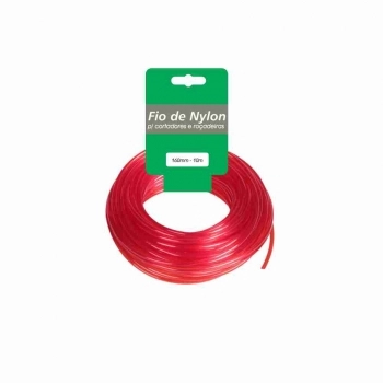 FIO NYLON REDONDO 2,40MM ROLO COM 10M