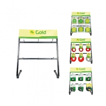 EXPOSITOR DE BALCAO PARA FIOS DE NYLON, TRENAS, DISCOS