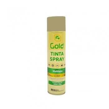 TINTA SPRAY METALICA 350ML DOURADO