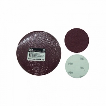 DISCO DE LIXA 7 (180MM) COM VELCRO GR 80 COM 10UN