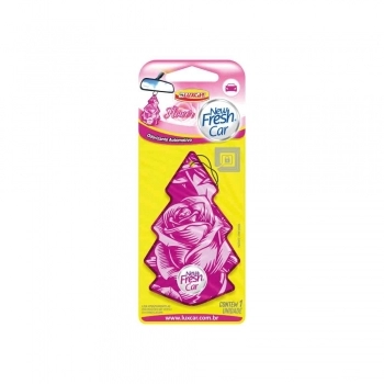 AROMATIZANTE AUTOMOTIVO CARD NEW FRESH CAR FLOWER