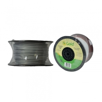 FIO NYLON STEEL LINE REDONDO COM ALMA DE ACO 3,00MM ROLO COM 1,0KG APROX. 124M