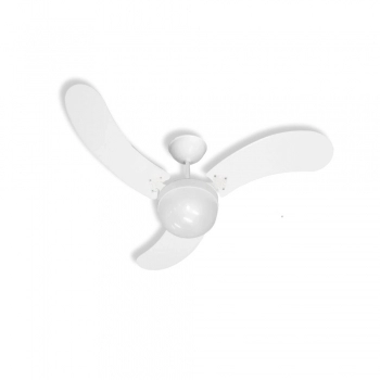 VENTILADOR TETO PETIT COM LAMPADA BRANCO 3P 220V REF. 375