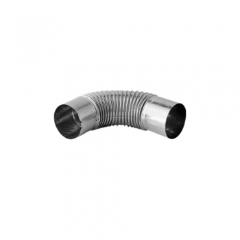 CURVA PARA FOGAO GALVANIZADA 100MM