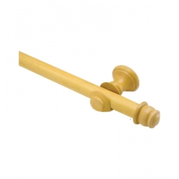 KIT VARAO PARA CORTINA MEDIO SIMPLES MARFIM 3,0M