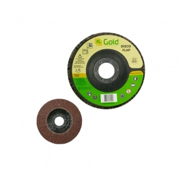 DISCO FLAP 4.1/2X7/8 OXIDO DE ALUMINIO GR 60