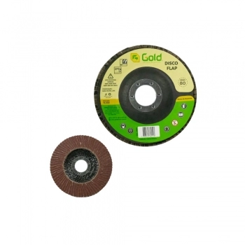 DISCO FLAP 4.1/2X7/8 OXIDO DE ALUMINIO GR 80