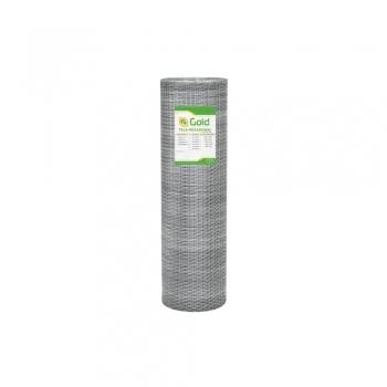 TELA HEXAGONAL PINTEIRO MALHA 1 FIO 22 ROLO 1,50MX50M