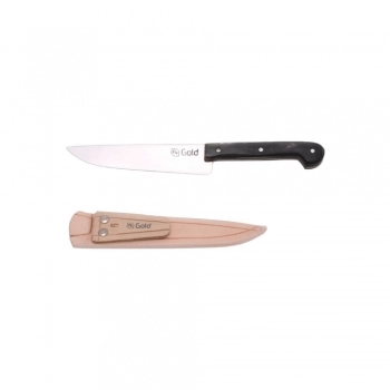 FACA INOX BAINHA COURO N 6 40/6