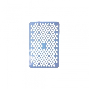 TAPETE PARA BANHEIRO PVC CRISTAL FLEXIVEL 30X48CM