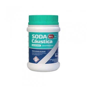 SODA CAUSTICA BEL LAR DOMESTICA POTE 1KG