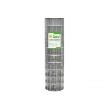 TELA SOLDADA ALAMBRADO MALHA 10X5CM FIO 1,90MM ROLO 1,80MX25M