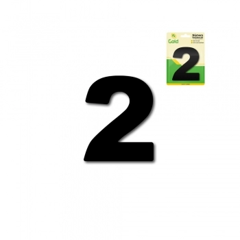 NUMERO RESIDENCIAL EM ACM PRETO N 2