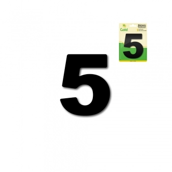 NUMERO RESIDENCIAL EM ACM PRETO N 5