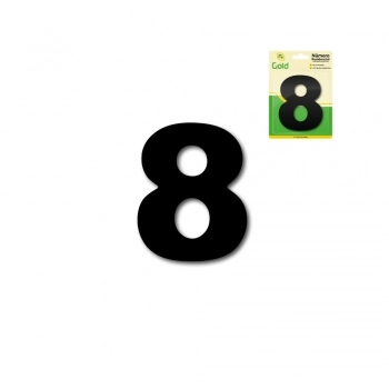 NUMERO RESIDENCIAL EM ACM PRETO N 8