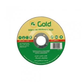 DISCO DE DESBASTE 4.1/2X3/16X7/8