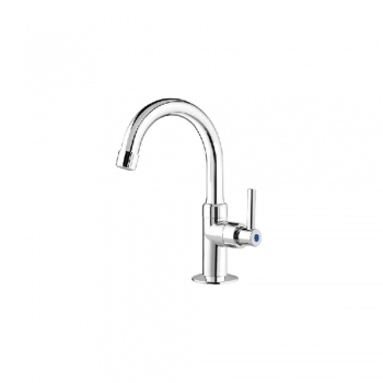 TORNEIRA LAVATORIO GIRATORIA DE BALCAO ALTA CROMADA 1/4 DE VOLTA ABS GOLD