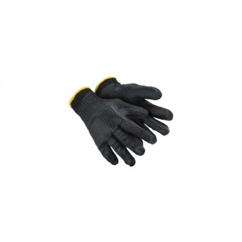LUVA MALHA VULCANIZADA AZUL/PRETA 9G - DA36105/RUBBERBLACK