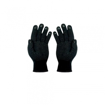 LUVA MALHA PALMA PIGMENTADA PRETA