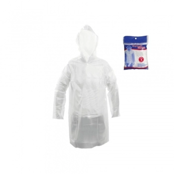 CAPA DE CHUVA DESCARTAVEL TAMANHO UNICO