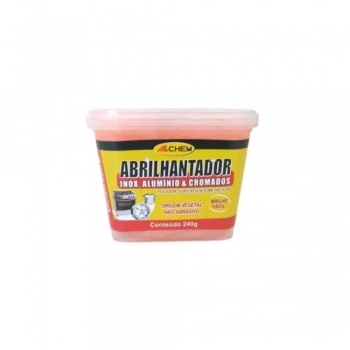 ABRILHANTADOR INOX E ALUMINIO 240G