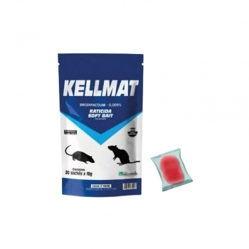 RATICIDA SOFT BAIT EMBALAGEM COM 20 SACHES DE 10G (200G)