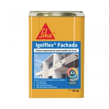 IGOLFLEX FACHADA TINTA EMBORRACHADA IMPERMEABILIZANTE 23KG
