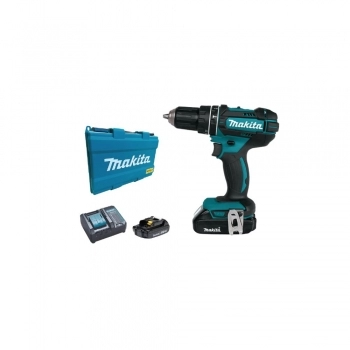 PARAFUSADEIRA/FURADEIRA BATERIA 18V 1,5AH LI-ION MAKITA BIVOLT DHP482SY