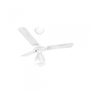 VENTILADOR TETO WIND COM LAMPADA BRANCO 3P 127V 404