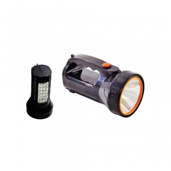 LANTERNA RECARREGAVEL USB TIPO HOLOFOTE SUPER LED 3W GOLD