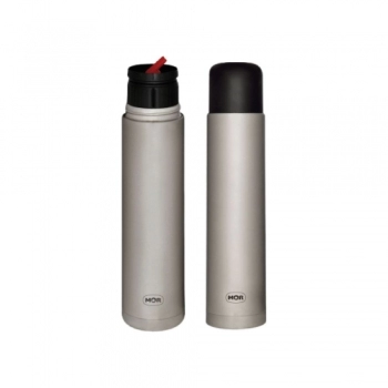 GARRAFA TERMICA BICO FLIP TOTAL INOX (AMPOLA INOX) FIT 1,0L
