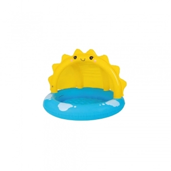 PISCINA BANHEIRA INFLAVEL INFANTIL SUNNY DAY COM COBERTURA 26L
