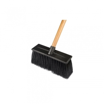 VASSOURAO CEPA PLASTICA GARI ROBUSTO COM CABO 28X8CM CERDA RIGIDA